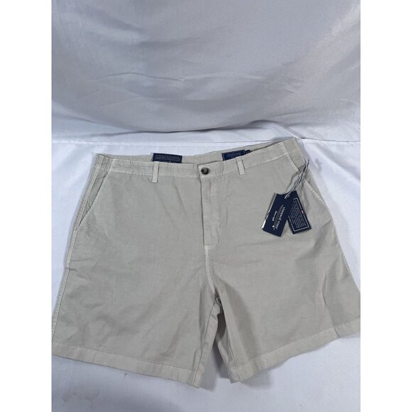 Vineyard Vines 7” Island Men’s Shorts Tan Size 40 NWT - Picture 1 of 5